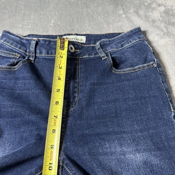 Vintage Y2K Aurora Fringe Flare Jeans Size L‎ (28x27) Rave Festival Stretch - Picture 7 of 9